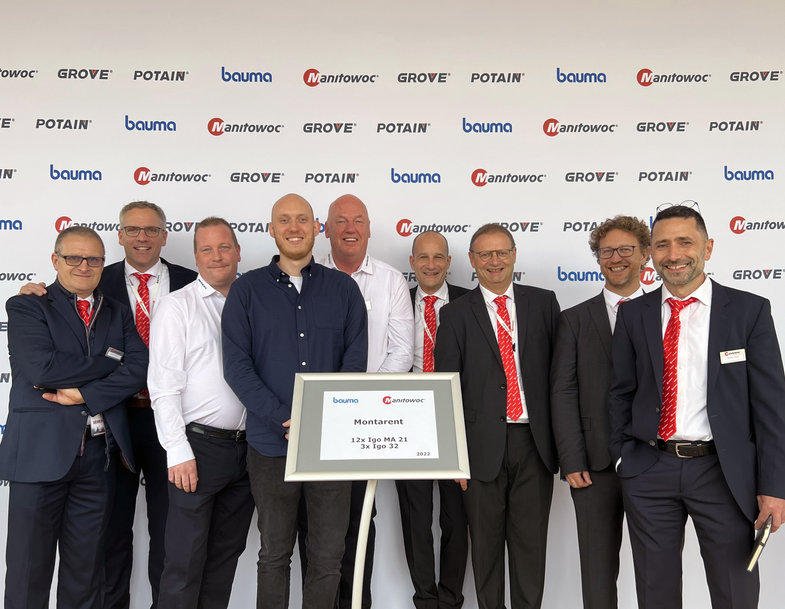 Manitowoc: Montarent inks order for 15 Potain self-erecting cranes on day one of bauma 2022 